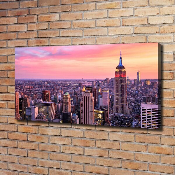 Foto obraz na plátně do obýváku New York západ oc-89776597