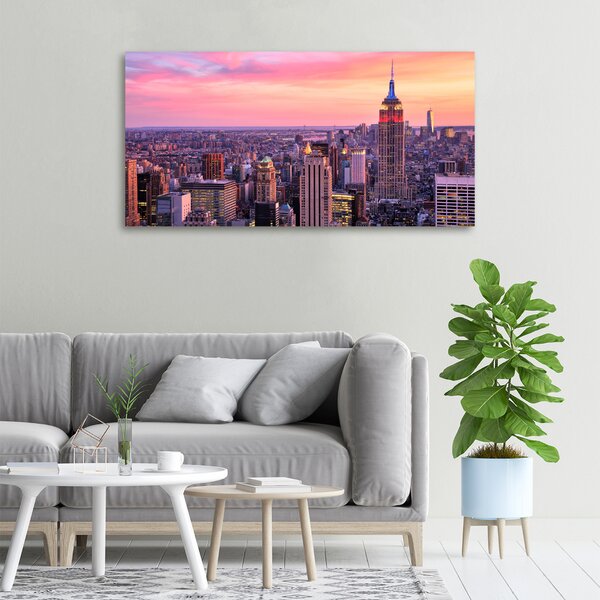 Foto obraz na plátně do obýváku New York západ oc-89776597