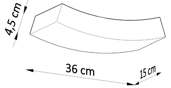 Sollux Lighting Nástěnné svítidlo keramické HATTOR