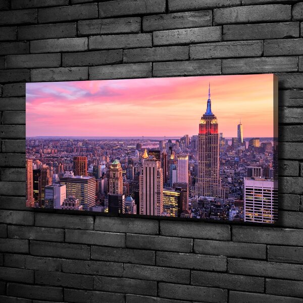 Foto obraz na plátně do obýváku New York západ oc-89776597