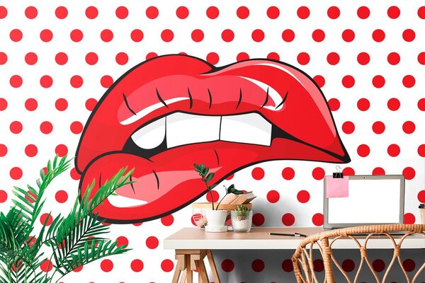 Tapeta pop art rty