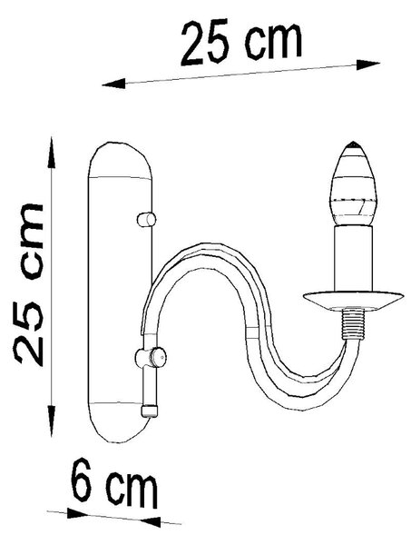 Sollux Lighting Nástěnné svítidlo MINERWA bílé