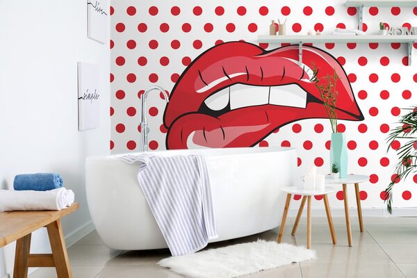 Tapeta pop art rty