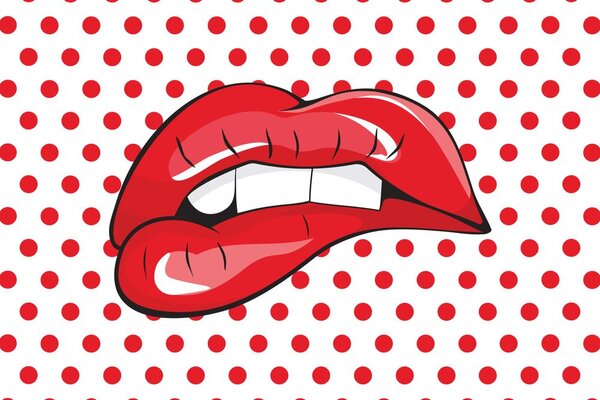 Tapeta pop art rty