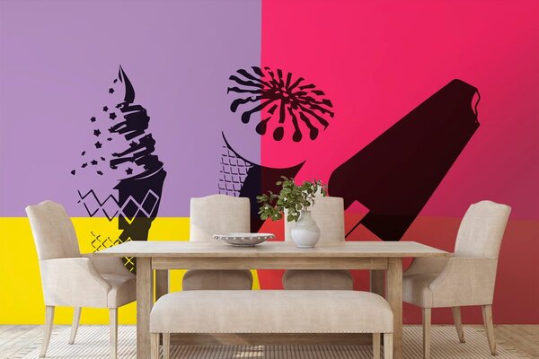 Tapeta letní pop art