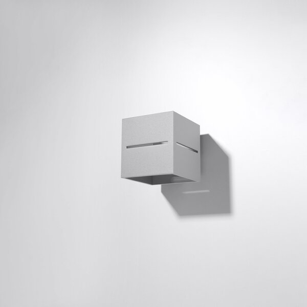 Sollux Lighting Nástěnné svítidlo LOBO šedé