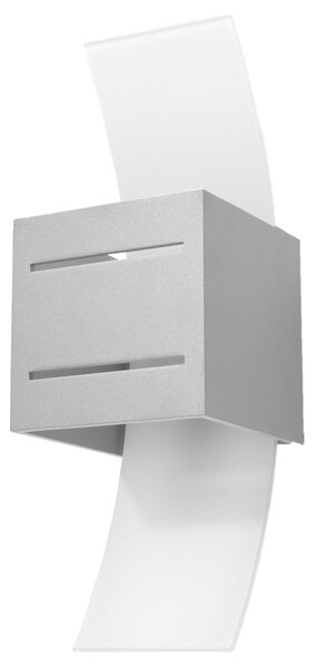 Sollux Lighting Nástěnné svítidlo LORETO šedé