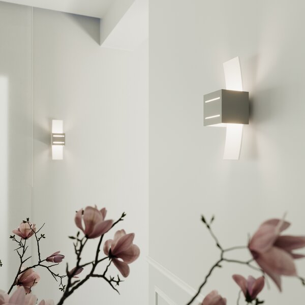 Sollux Lighting Nástěnné svítidlo LORETO šedé