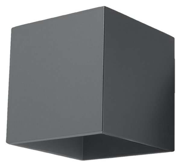 Sollux Lighting Nástěnné svítidlo QUAD 1 antracit