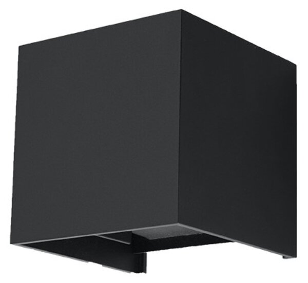 Sollux Lighting Nástěnné svítidlo LUCA černá LED IP54