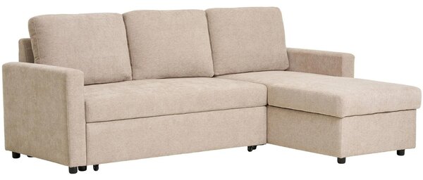 Nordic Living Rohová rozkládací pohovka Belfast 218 cm, pravá