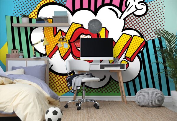 Tapeta v pop art stylu - WOW!