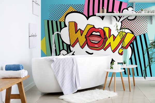 Tapeta v pop art stylu - WOW!