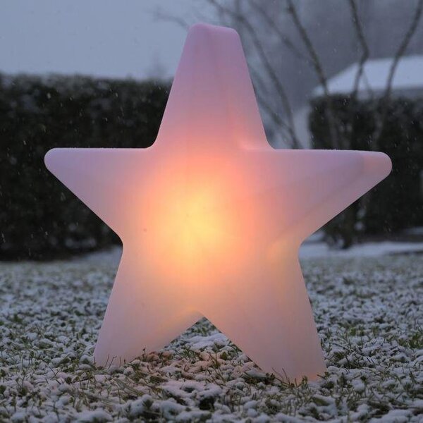 LD 19291-16 LED bateriové svítidlo AKKU-STAR, bílá, velké, venkovní IP44, nabíjecí přes USB, RGB/6000K - JUST LIGHT