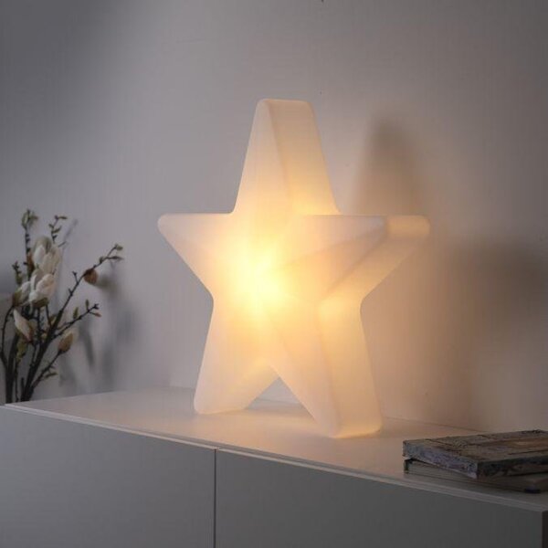 LD 19291-16 LED bateriové svítidlo AKKU-STAR, bílá, velké, venkovní IP44, nabíjecí přes USB, RGB/6000K - JUST LIGHT