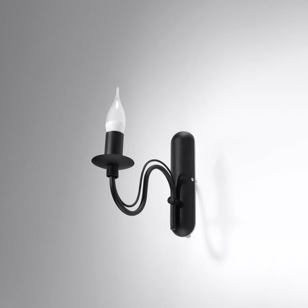 Sollux Lighting Nástěnné svítidlo MINERWA černé