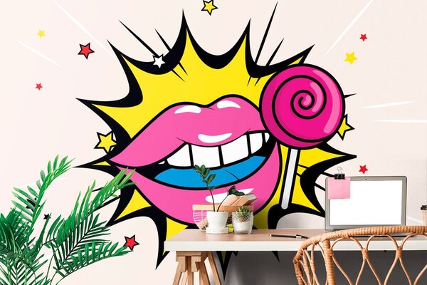 Tapeta sladké pop art lízátko