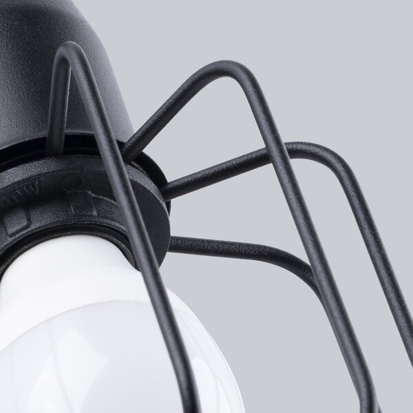Sollux Lighting Nástěnné svítidlo BELUCI 1S černé