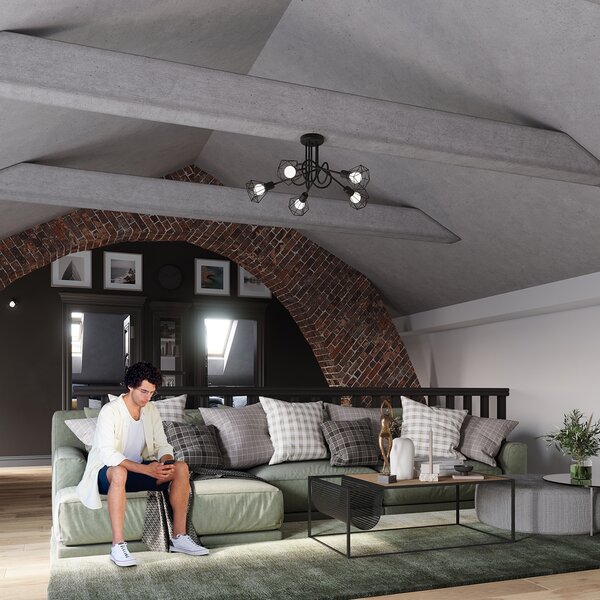 Sollux Lighting Nástěnné svítidlo ARTEMIS 1S černé