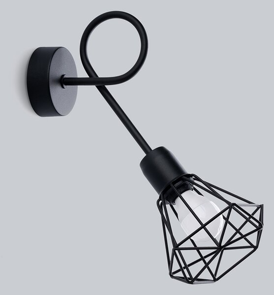 Sollux Lighting Nástěnné svítidlo ARTEMIS 1S černé