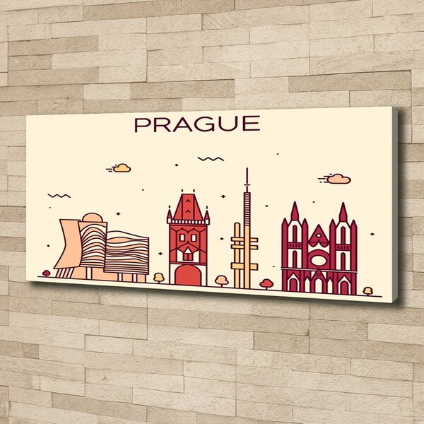 Foto obraz canvas Praha domy oc-90039367
