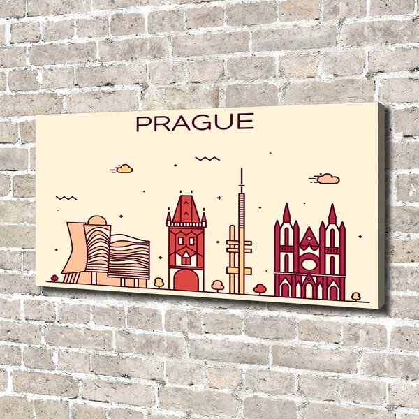 Foto obraz canvas Praha domy oc-90039367
