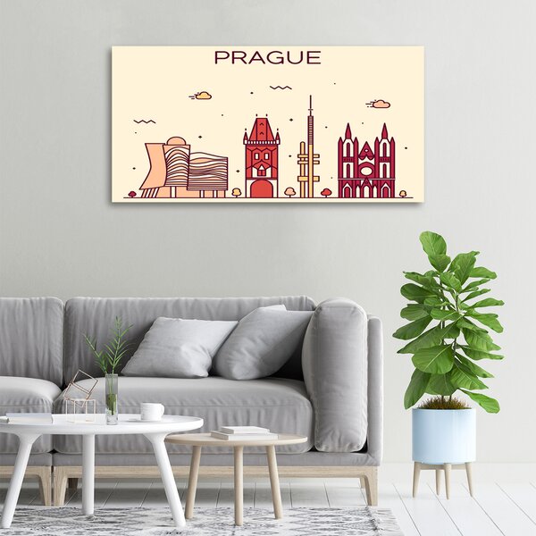 Foto obraz canvas Praha domy oc-90039367