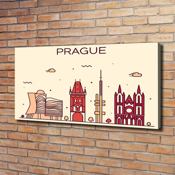 Foto obraz canvas Praha domy oc-90039367