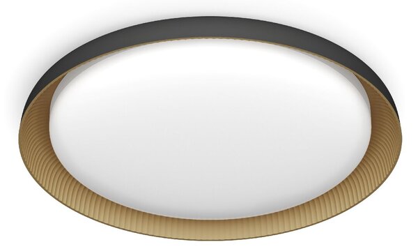 Pebblo UltraEfficient stropní svítidlo LED 10W 1950lm 4000K SceneSwitch CRI80 32cm kulaté IP20,černé