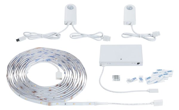 P 71120 LED Stair Strip senzor sada 5m soumrakové a pohybové čidlo (IR) 5m 5W 180lm/m 30 LED/m 3000K - PAULMANN