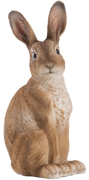Zahradní figurka z polyresinu Mat, 23 cm, hnědá