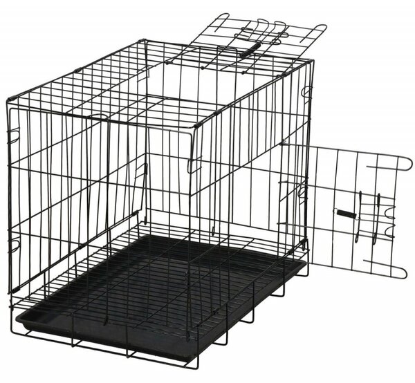 Klec pro zvířata 50x34x42 cm, kovová SPRINGOS PA1018
