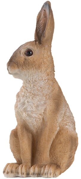 Zahradní figurka z polyresinu Mat, 23 cm, hnědá