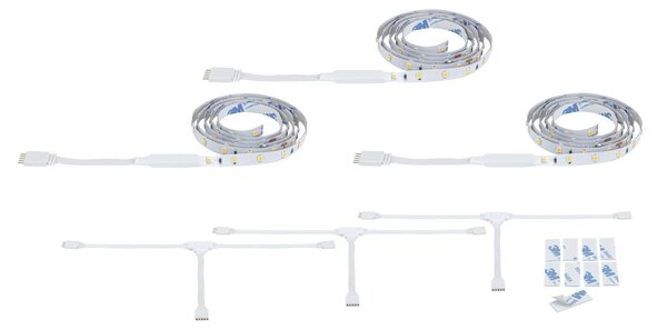 P 71221 MaxLED Stair LED Strip prodloužení 3x 1m 3x0,6W 2700K - PAULMANN