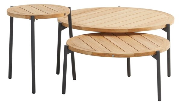 4Seasons Outdoor designové zahradní konferenční stoly Yoga Coffee Table Round (průměr 73 cm)