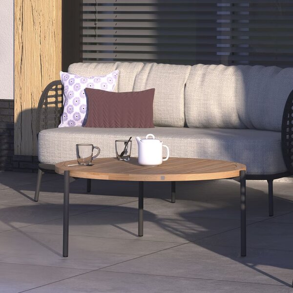 4Seasons Outdoor designové zahradní konferenční stoly Yoga Coffee Table Round (průměr 73 cm)
