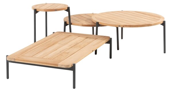 4Seasons Outdoor designové zahradní konferenční stoly Yoga Coffee Table Round (průměr 73 cm)