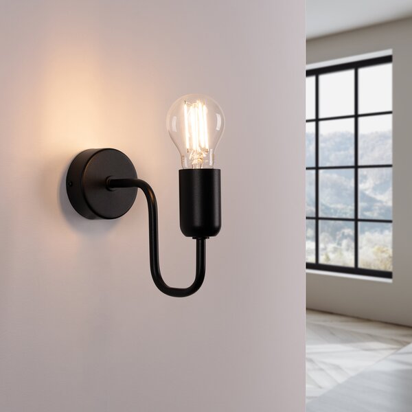 Sollux Lighting Nástěnné svítidlo VECTOR černé