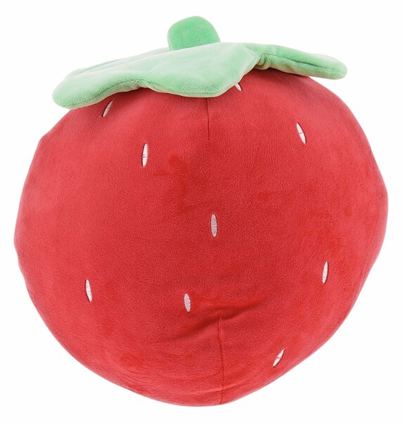 Dekorační polštářek STRAWBERRY 30x22 cm, červený