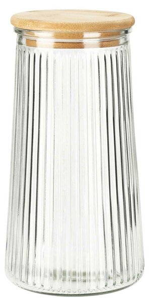 Skleněná nádoba na potraviny Ribbed 1400ml