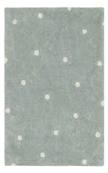 Pratelný koberec Dots 150 x 100 cm zelený
