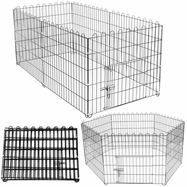 Skladací ohrádka pro psa - výběh pro štěnata 152x73 cm SPRINGOS PA1015