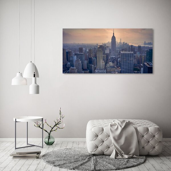 Foto obraz sklo tvrzené Manhattan New York osh-90170601