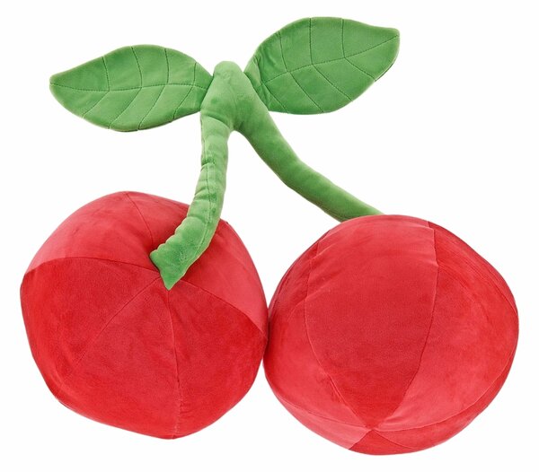 Dekorační polštářek CHERRY 50x43 cm, červený
