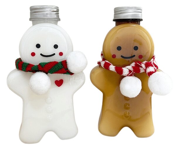Láhev na vaječný likér GINGER BUDDY 350 ml, červená/zelená