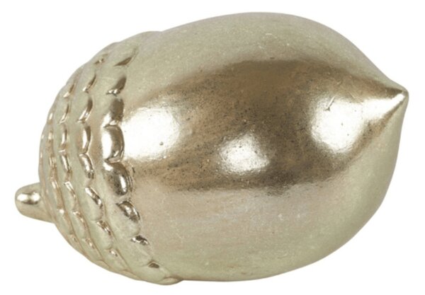 Dekorativní soška GOLDEN ACORN 18 cm, zlatá