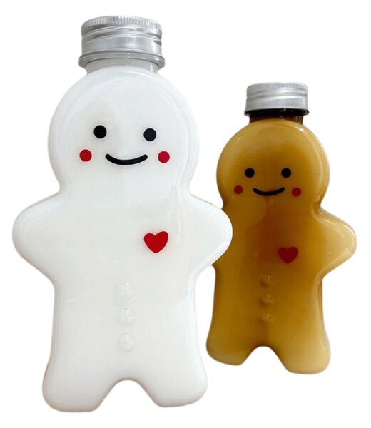 Láhev na vaječný likér GINGER BUDDY 350 ml, červená/zelená