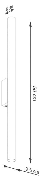 Sollux Lighting Nástěnné svítidlo PASTELO 2 olivově zelené