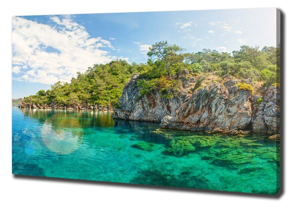 Foto obraz canvas Modrá laguna oc-90231572