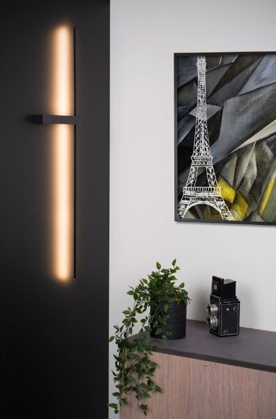 Lucide 12200/90/30 LED nástěnné svítidlo Segin 1x10W | 330ml | 2700K - černá
